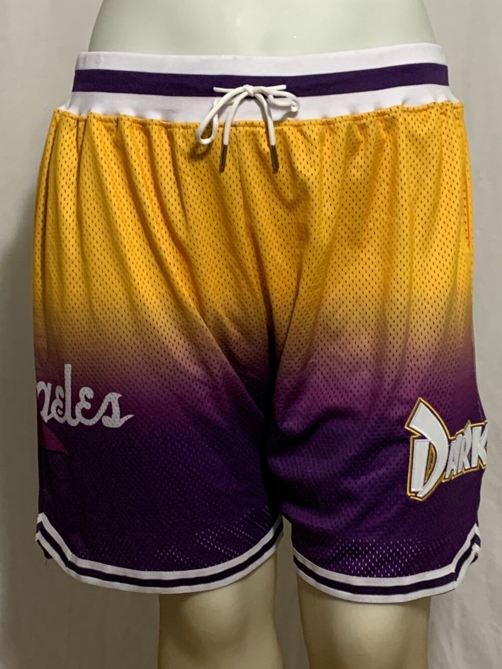 Headgear Classics Shorts Darkwing Duck Los Angeles Basketball Pockets Mens 4XL
